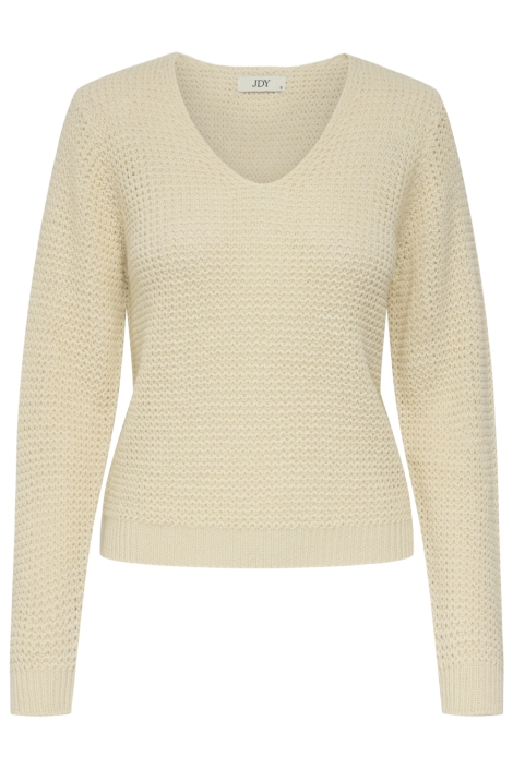 Jacqueline de Yong beige dames trui | Vooraanzicht