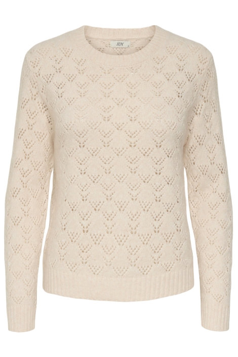 Jacqueline de Yong beige dames trui | Vooraanzicht