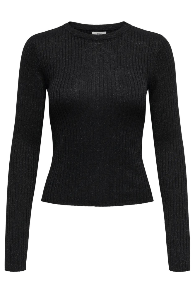 Jacqueline de Yong zwarte dames t-shirt | Vooraanzicht