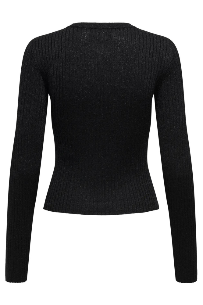 Jacqueline de Yong zwarte dames t-shirt | Achteraanzicht