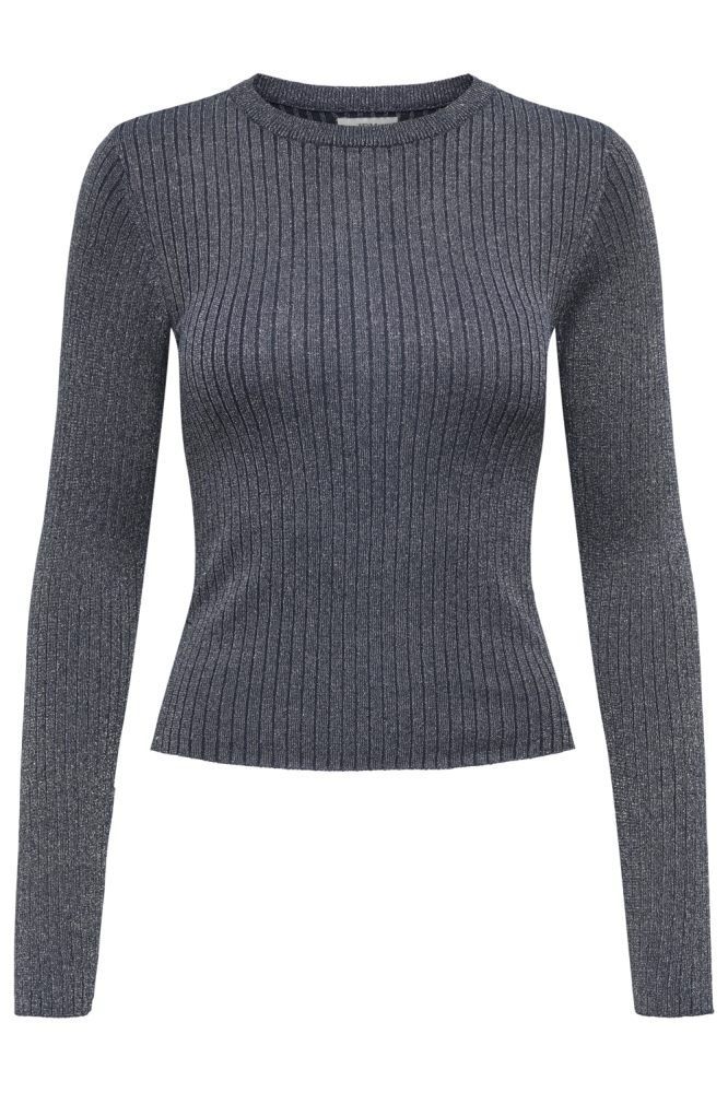 Jacqueline de Yong blauwe dames trui | Vooraanzicht