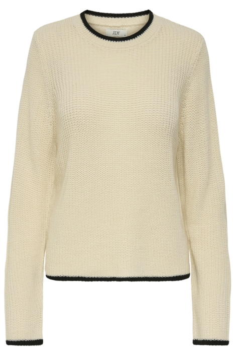 Jacqueline de Yong beige dames trui | Vooraanzicht