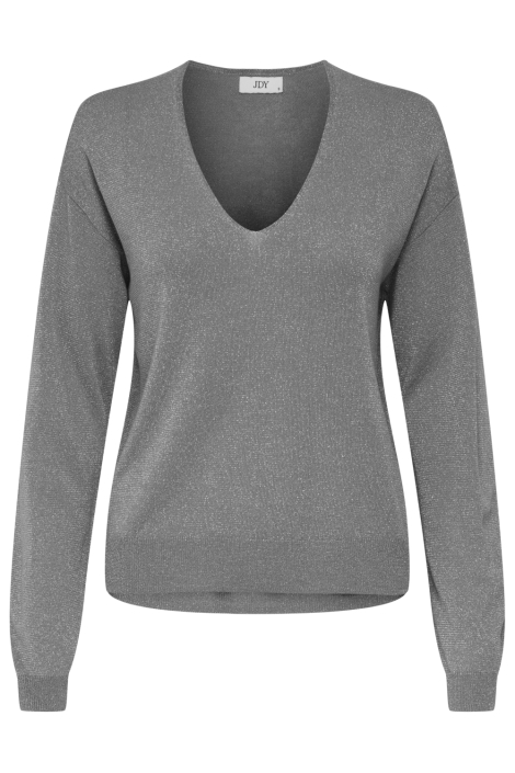 Jacqueline de Yong grijze dames trui | Vooraanzicht