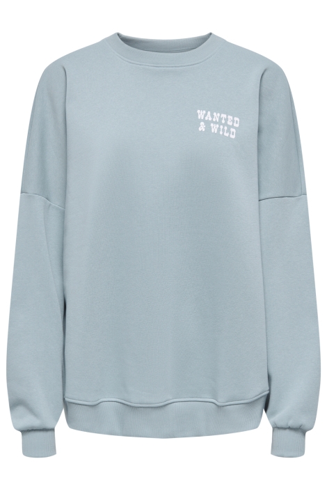 Only blauwe dames sweater | Vooraanzicht