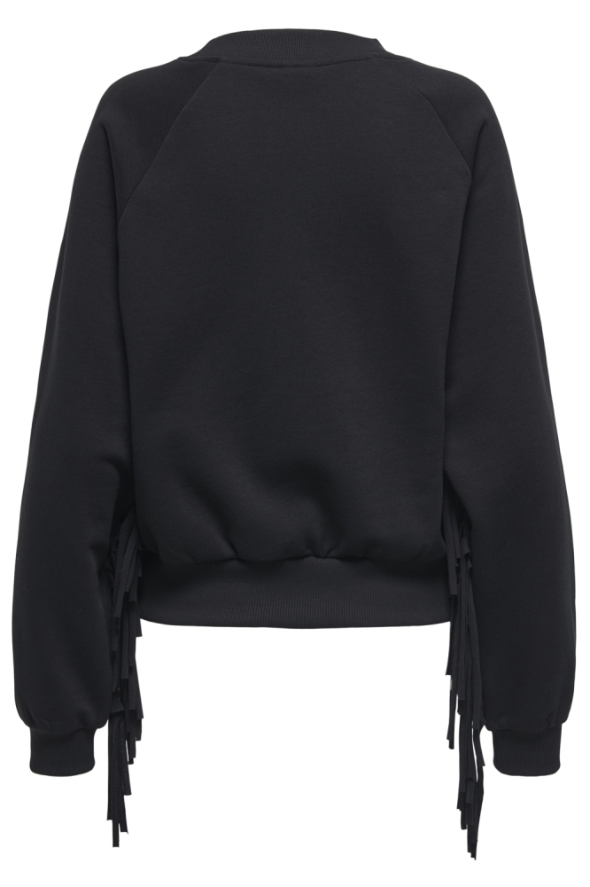 Only zwarte dames sweater | Achteraanzicht