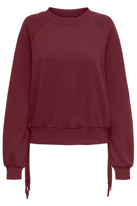 Only bordeaux dames sweater | Vooraanzicht