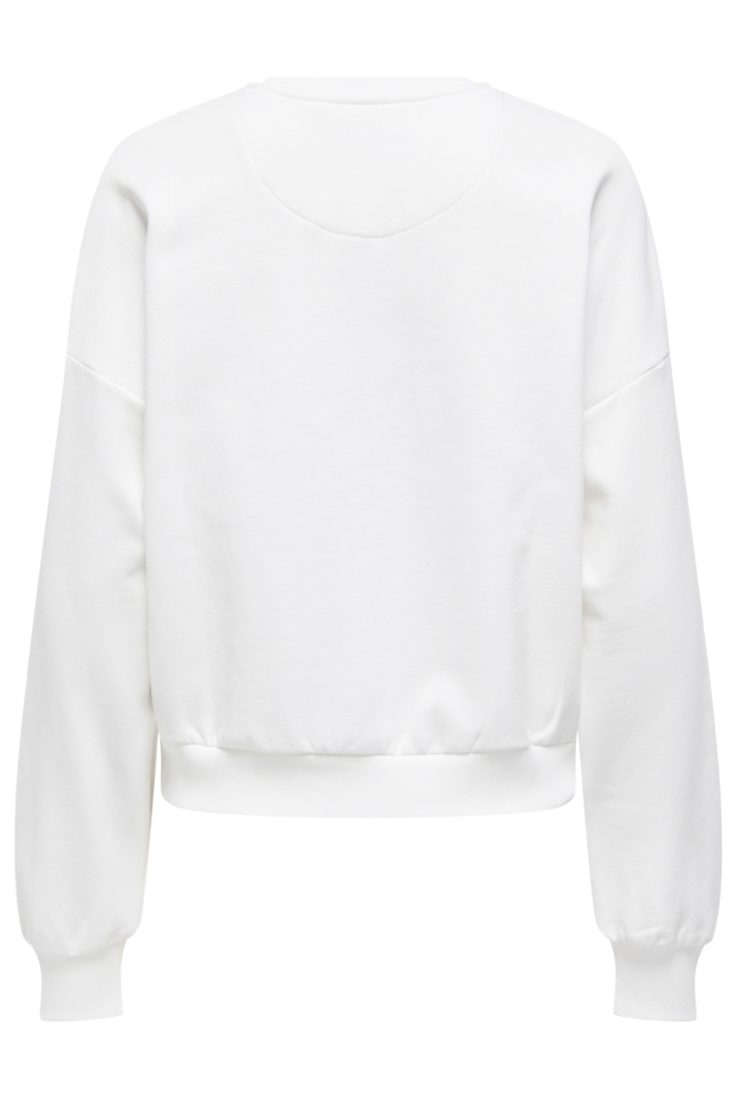 Only witte dames sweater | Achteraanzicht