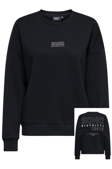Only Trui ONLZENJA BOXY L/S BOX SWT 15275525 Black