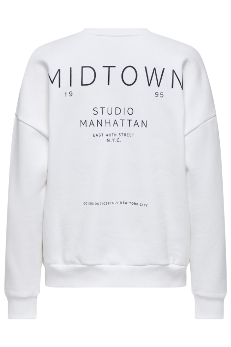 Only witte dames sweater | Achteraanzicht