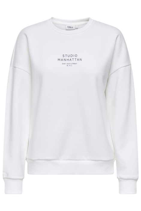 Only witte dames sweater | Vooraanzicht