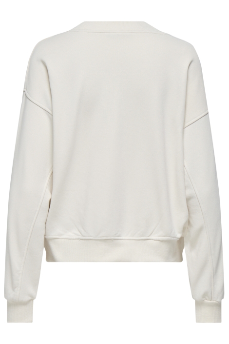 Only beige dames sweater | Achteraanzicht