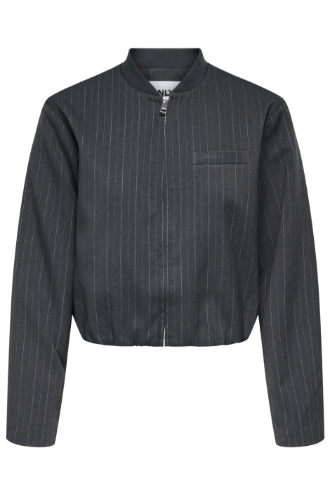 Only grijze dames blazer | Vooraanzicht