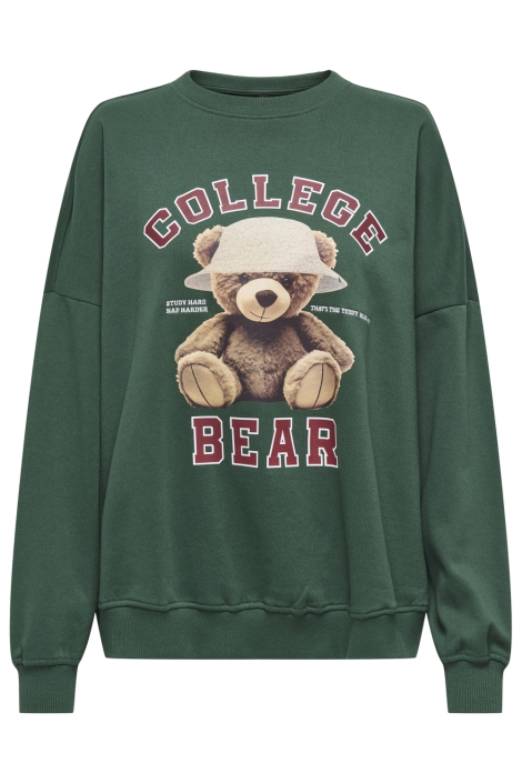 Only groene dames sweater | Vooraanzicht