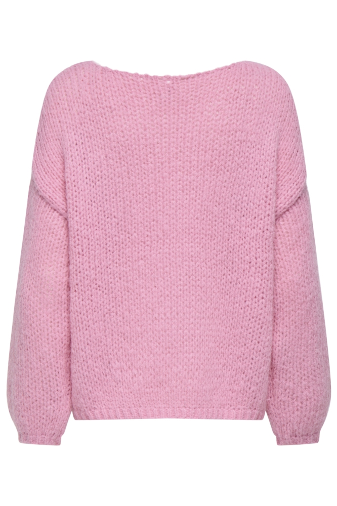 Only roze dames trui | Achteraanzicht