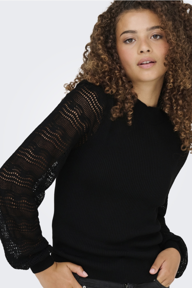 Only zwarte dames trui | Close up