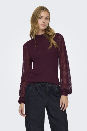 Only ONLANNELINA LS HIGHNECK KNT 15353133 WINETASTING