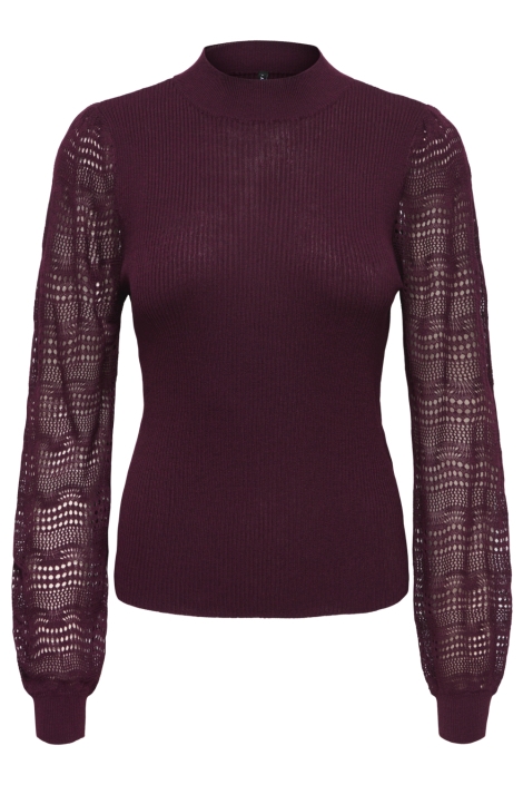 Only bordeaux dames trui | Vooraanzicht