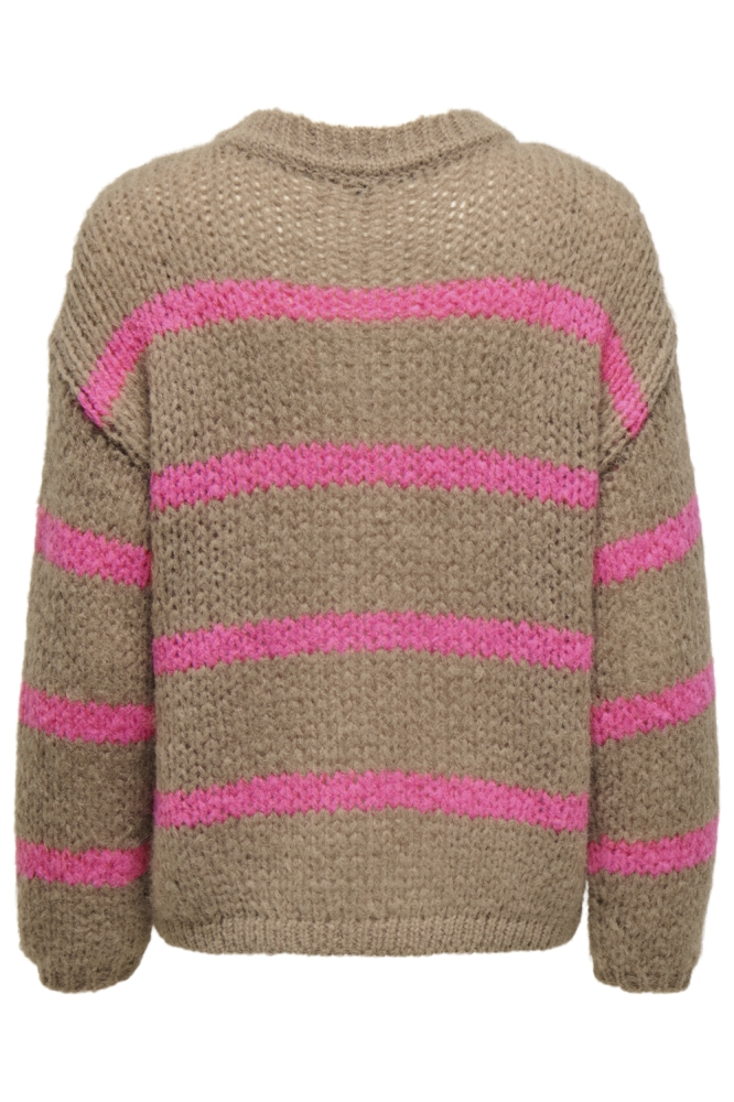 Only camel dames trui | Achteraanzicht