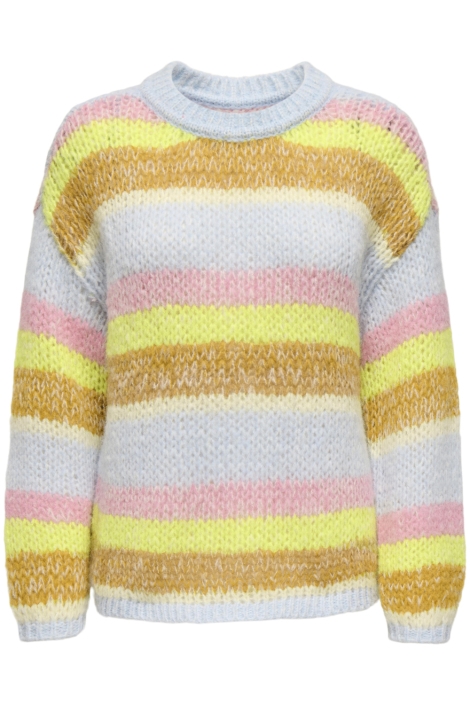 Only multi color dames trui | Vooraanzicht