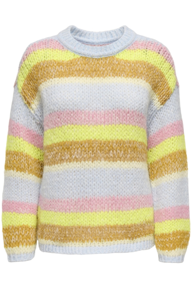 Only multi color dames trui | Vooraanzicht