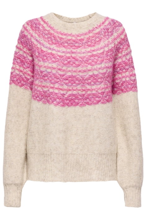 Only beige dames trui | Vooraanzicht