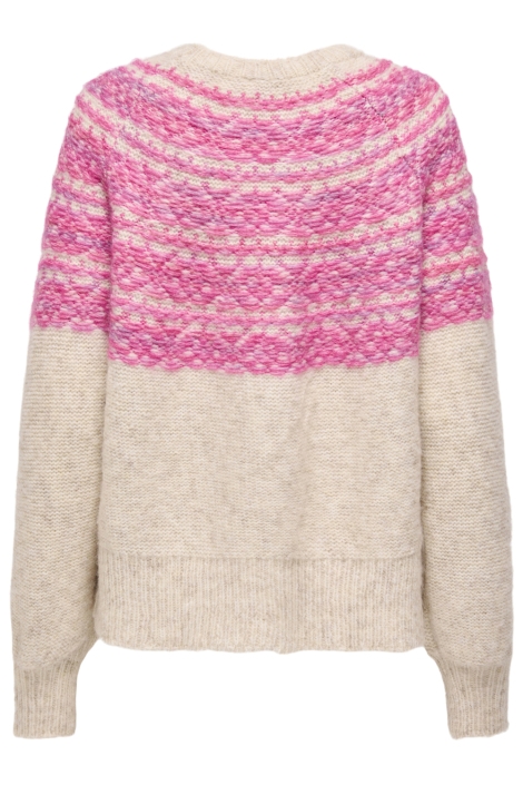 Only beige dames trui | Achteraanzicht