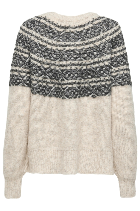 Only ecru dames trui | Achteraanzicht