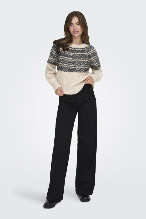 Only ecru dames trui | Model