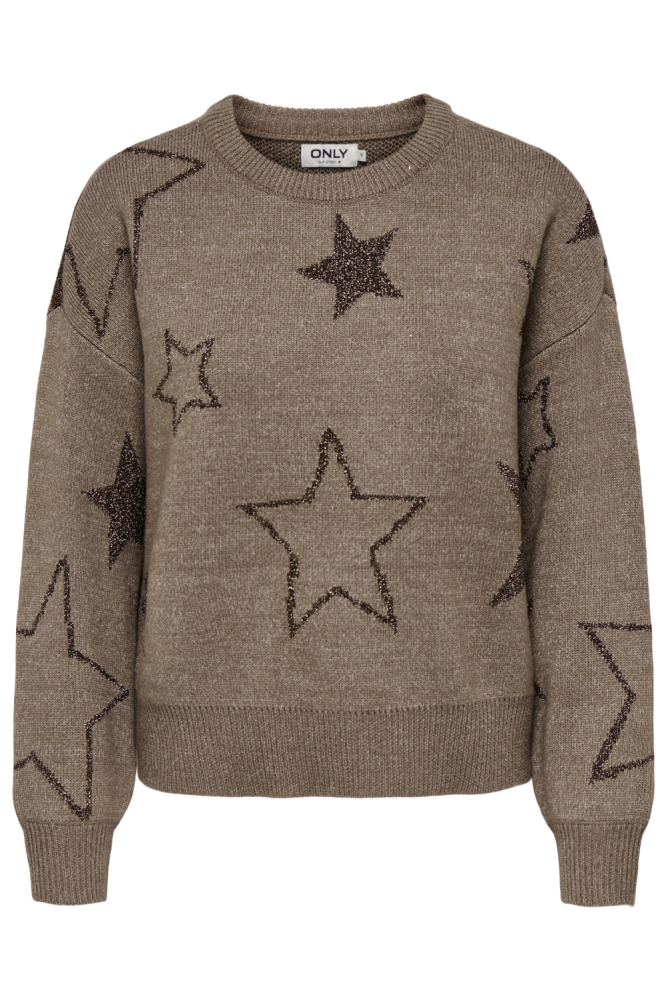 Only camel dames trui | Vooraanzicht