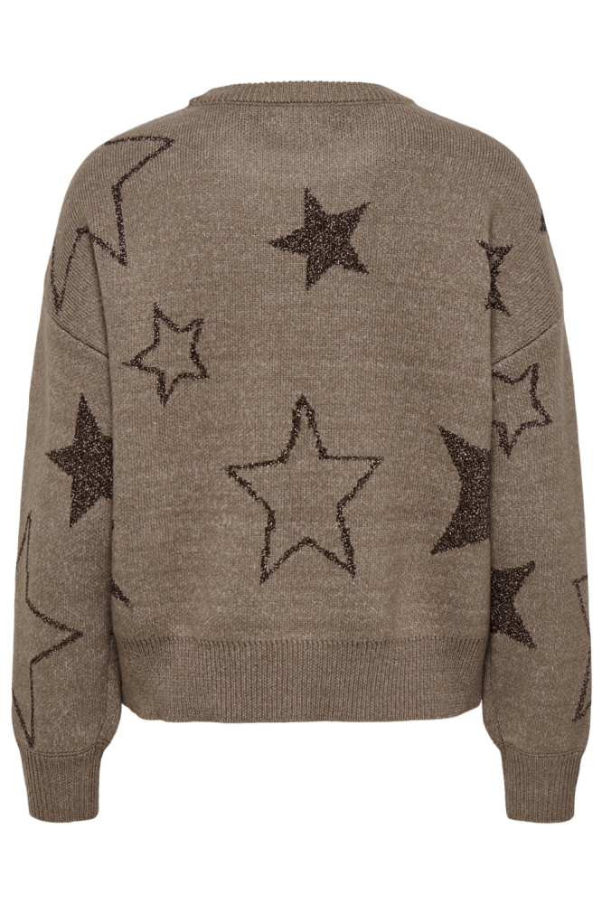 Only camel dames trui | Achteraanzicht