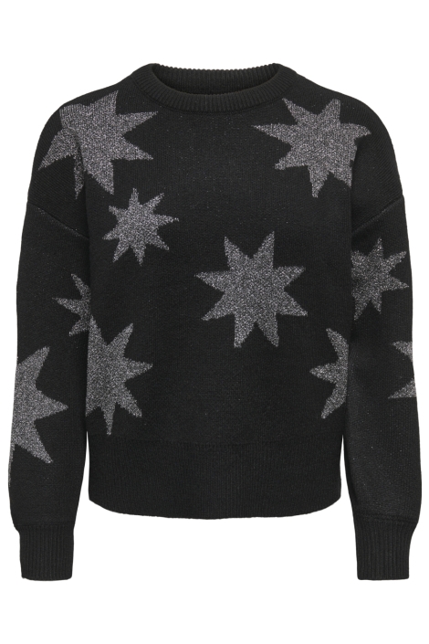 Only zwarte dames trui | Vooraanzicht