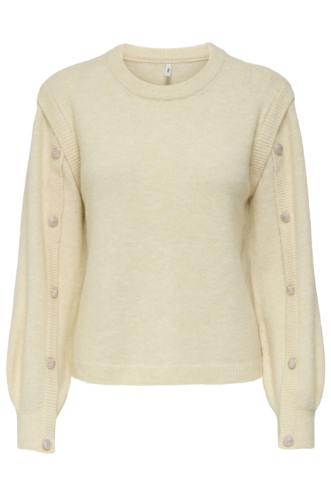 Only beige dames trui | Vooraanzicht
