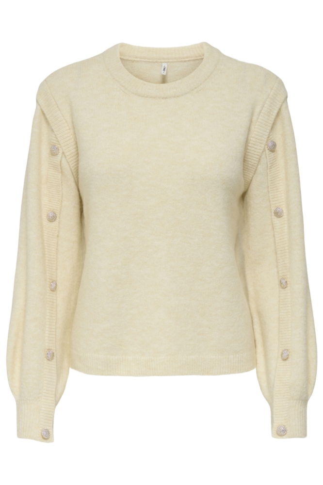 Only beige dames trui | Vooraanzicht