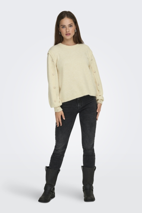 Only beige dames trui | Model