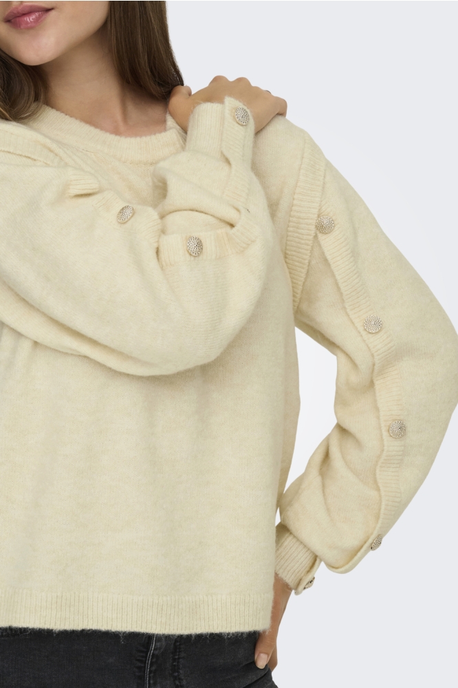 Only beige dames trui | Close up