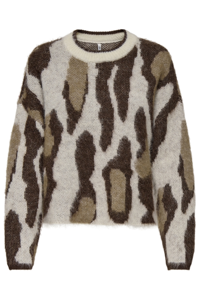 Only beige dames trui | Vooraanzicht