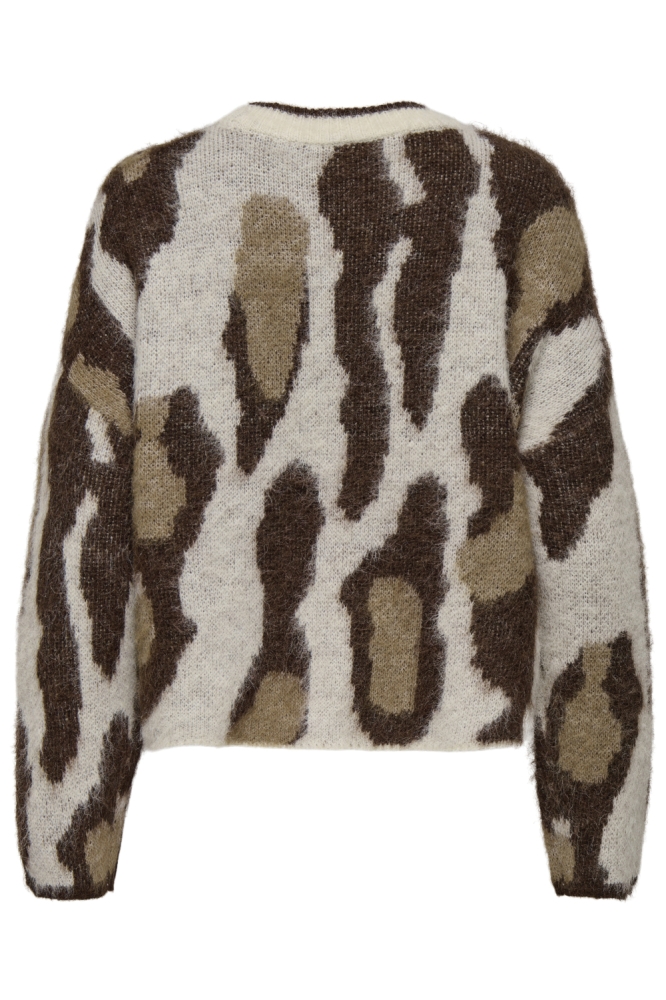 Only beige dames trui | Achteraanzicht