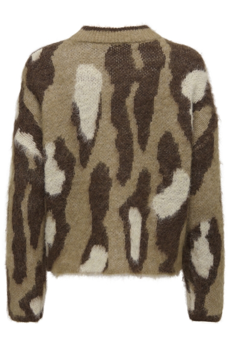Only camel dames trui | Achteraanzicht