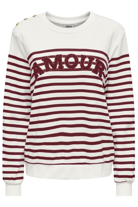 Only witte dames sweater | Vooraanzicht