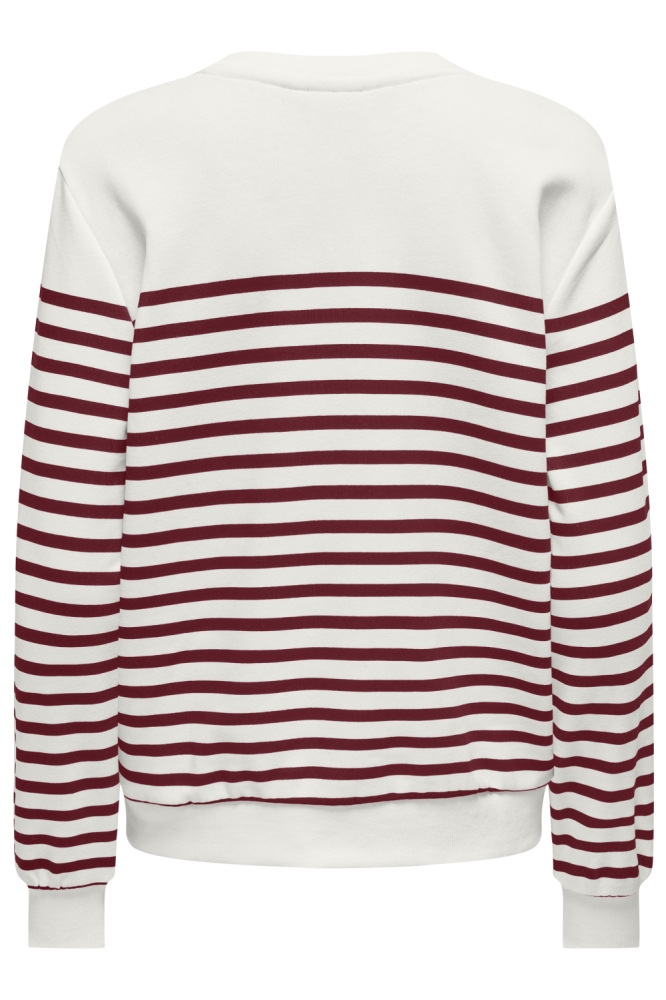 Only witte dames sweater | Achteraanzicht