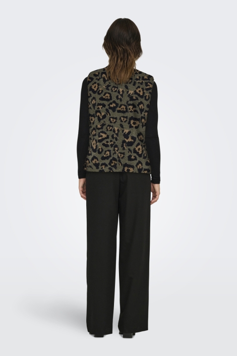 Only groene dames gilet | Model