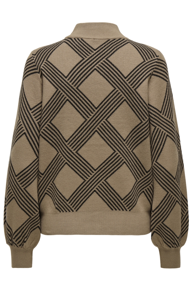 Only camel dames trui | Achteraanzicht