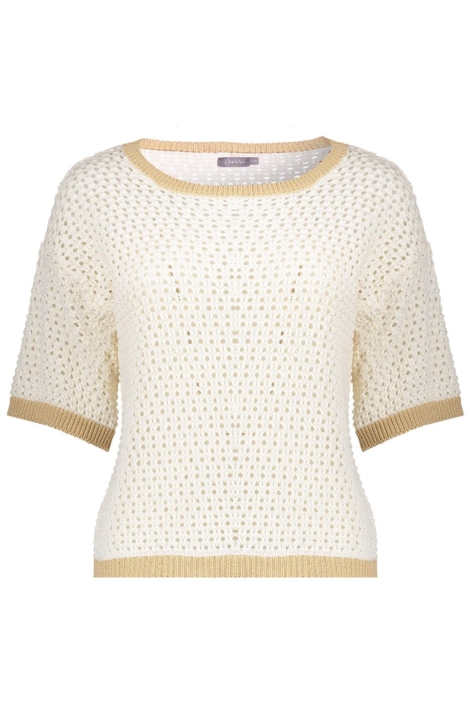 Geisha beige dames trui | Vooraanzicht