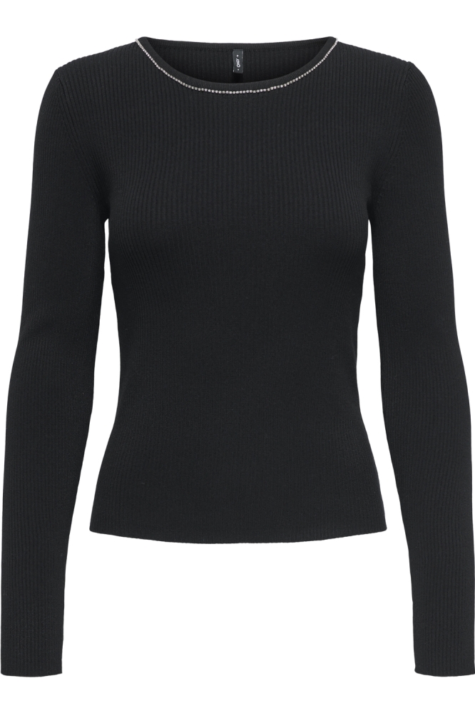 Only zwarte dames trui | Vooraanzicht