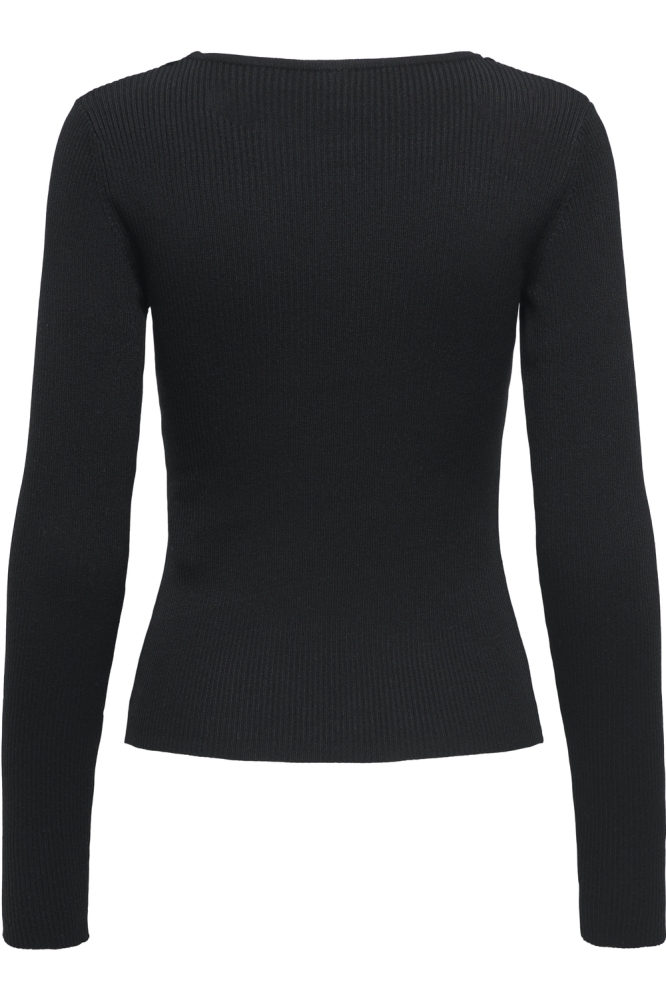 Only zwarte dames trui | Achteraanzicht