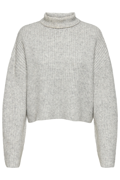 Only grijze dames trui | Vooraanzicht