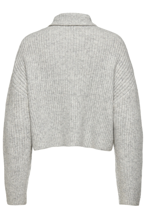 Only grijze dames trui | Achteraanzicht