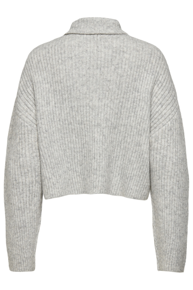 Only grijze dames trui | Achteraanzicht