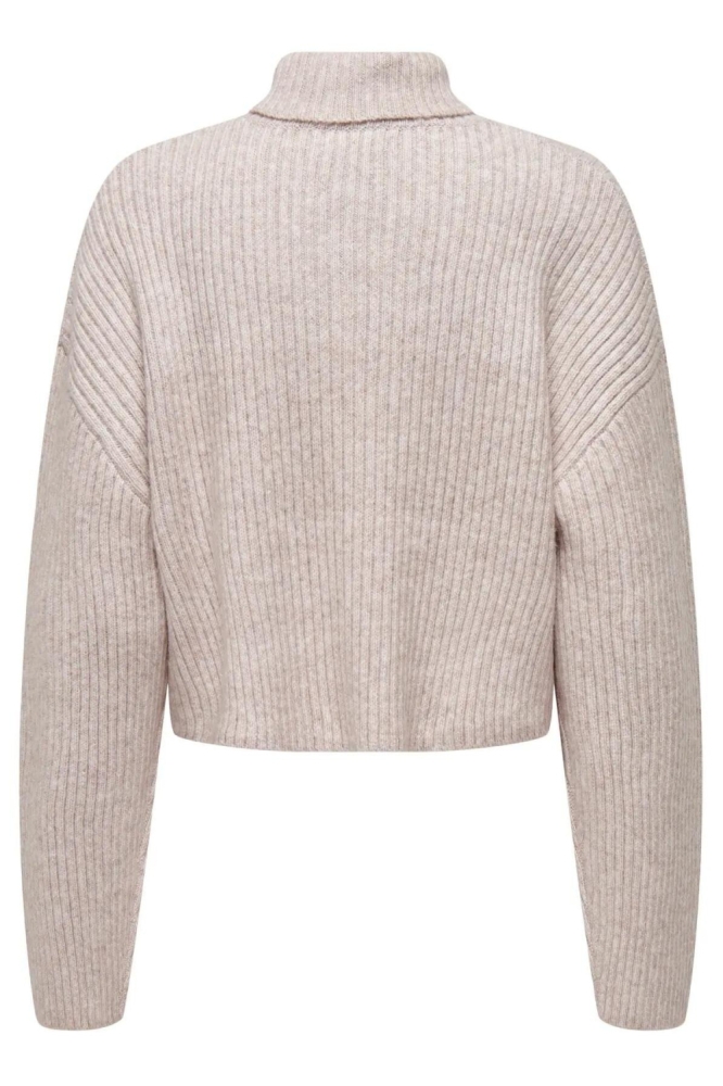 Only zand dames trui | Achteraanzicht