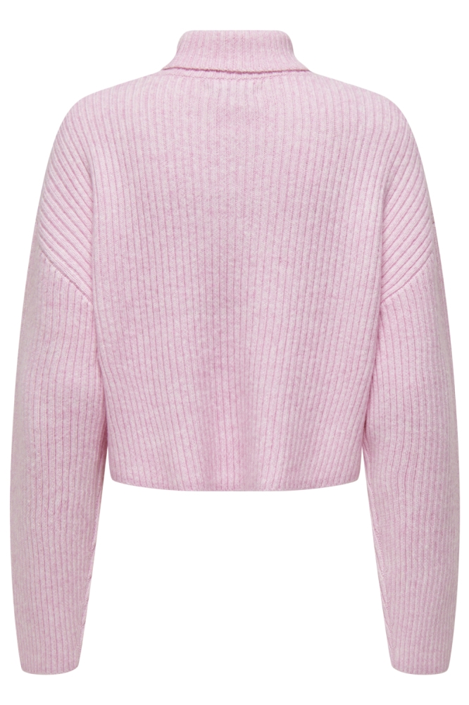 Only roze dames trui | Achteraanzicht